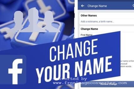 how to change your name on facebook